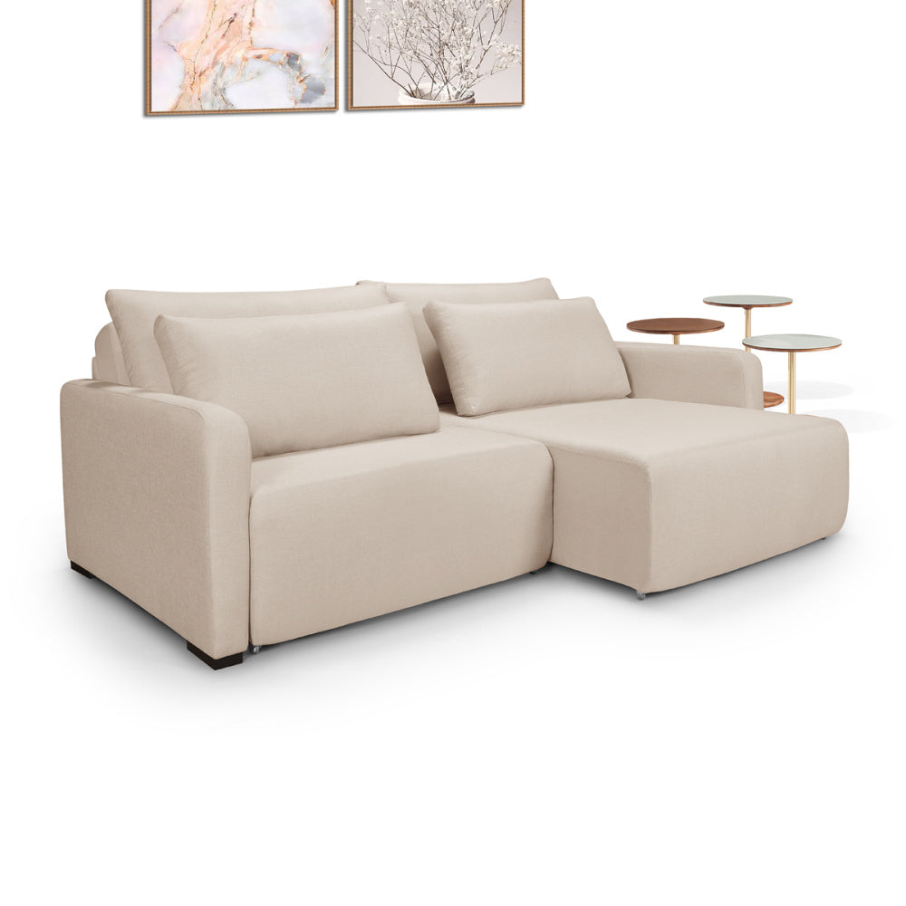 Sofá Retrátil Reclinável Maythê Sem Caixa Tecido Linho