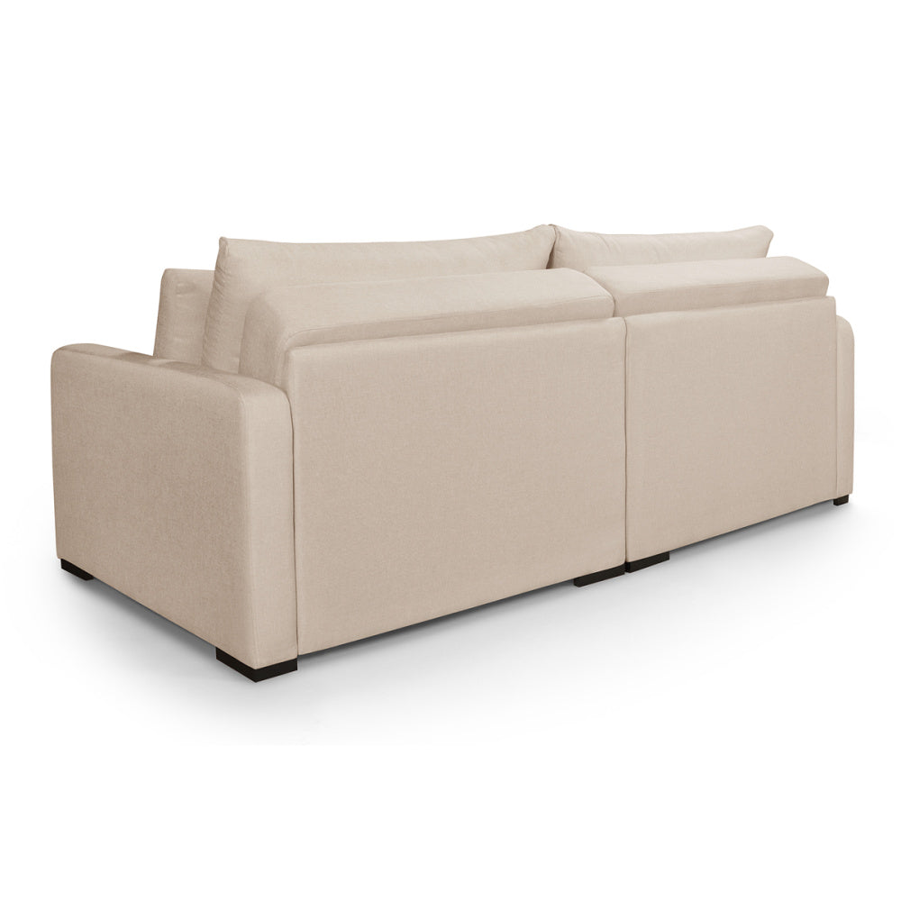 Sofá Retrátil Reclinável Maythê Sem Caixa Tecido Linho