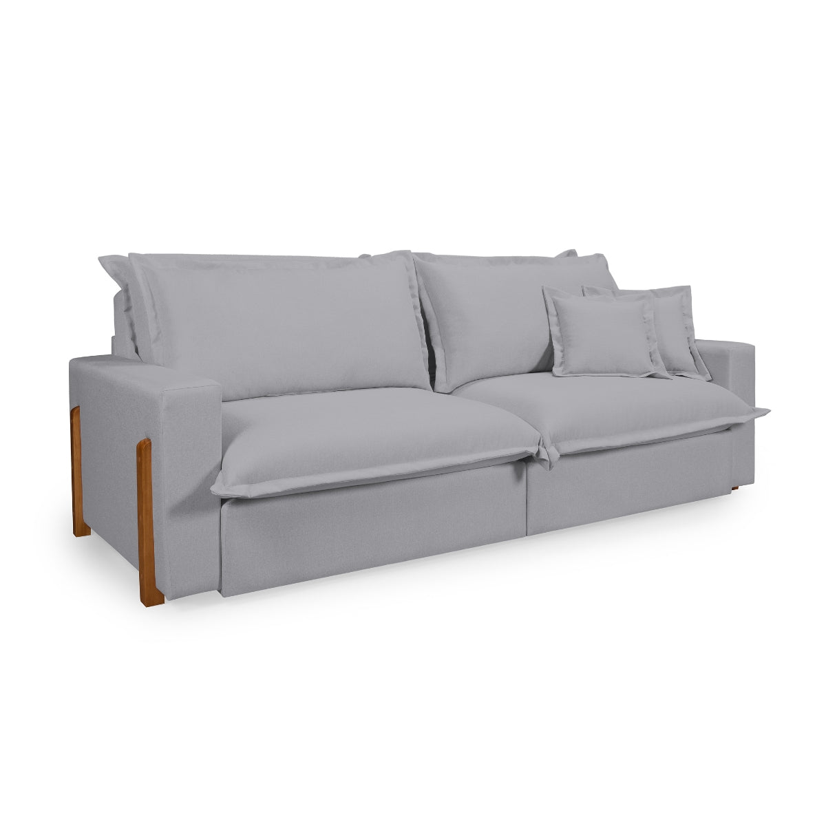 Sofá Retrátil Reclinável Davi com Molas Ensacadas no Assento Tecido Linho