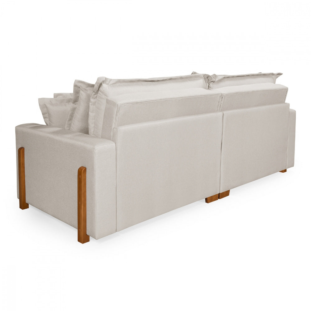 Sofá Retrátil Reclinável Davi com Molas Ensacadas no Assento Tecido Linho