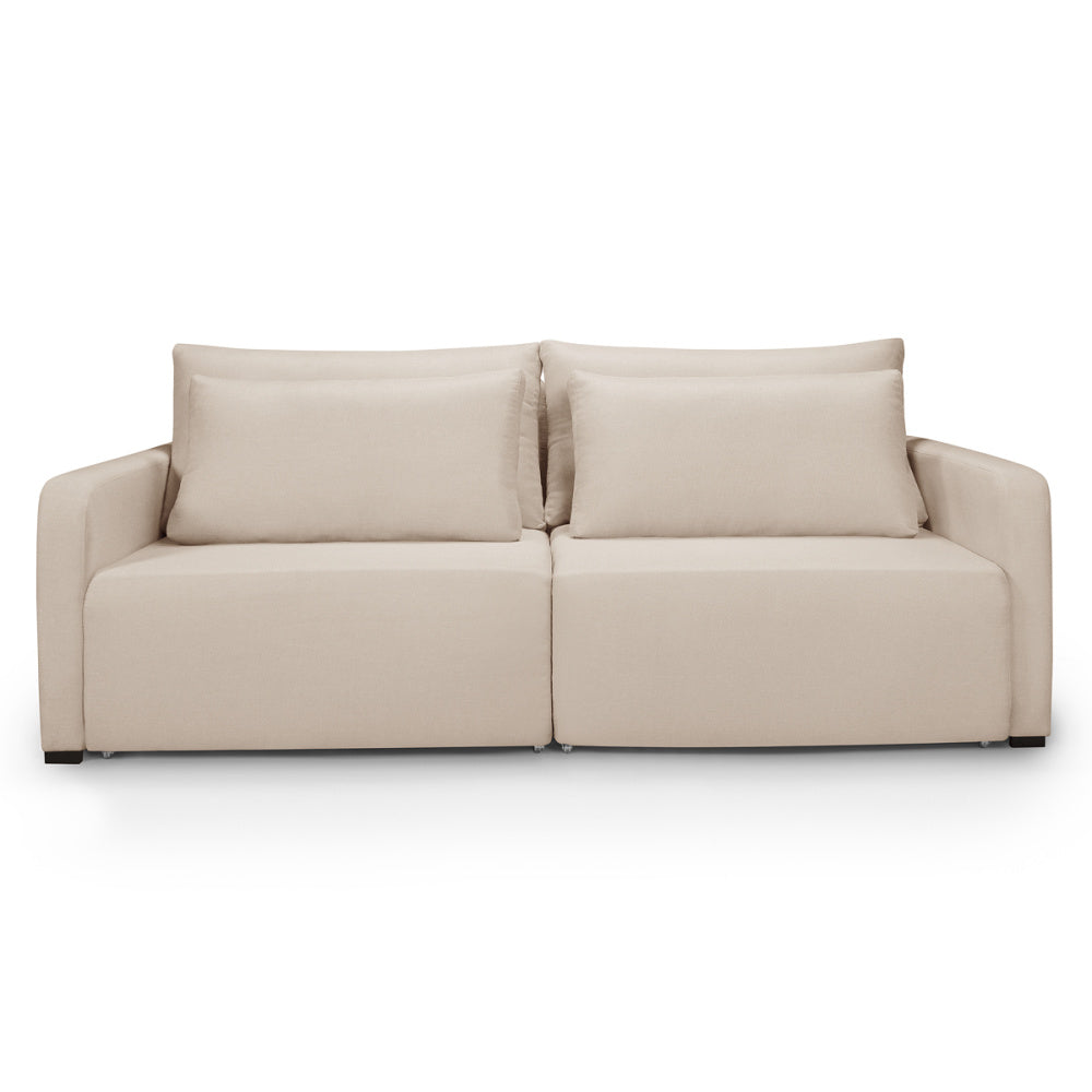 Sofá Retrátil Reclinável Maythê Sem Caixa Tecido Linho