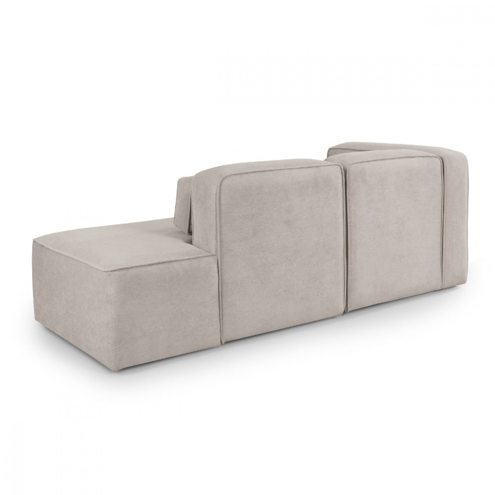 Sofá Versatile Tecido Bouclé Bege 2,10M