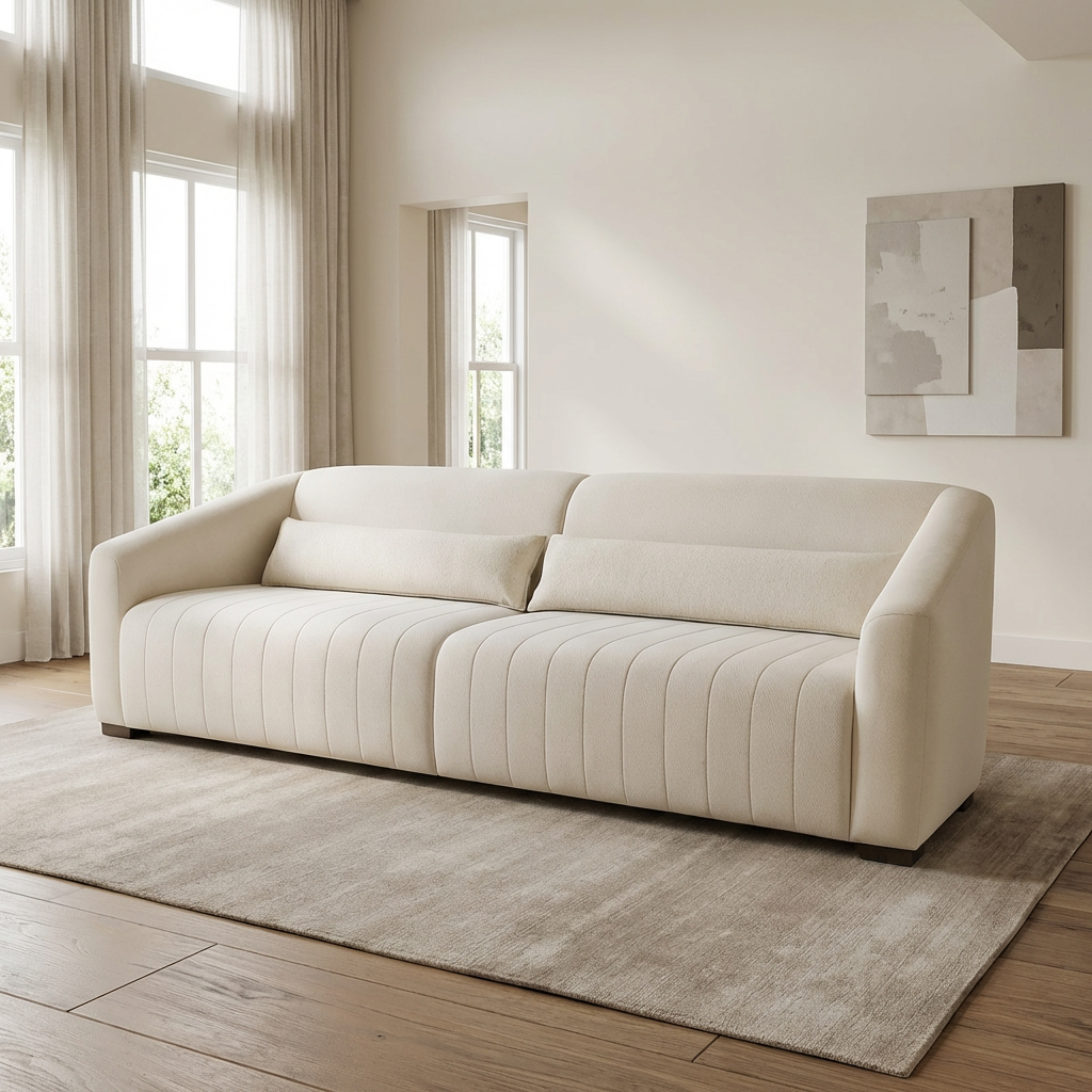Sofá Living Ísis Tecido Acquablock e Pet Friendly