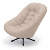 Poltrona Mônaco Tecido Suede Bege