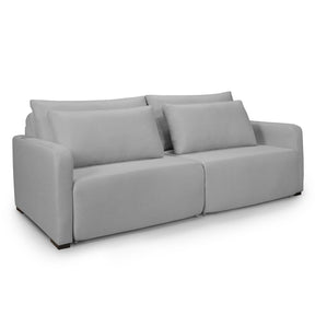 Sofá Retrátil Reclinável Maythê Sem Caixa Tecido Linho