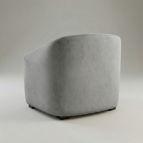 Conjunto Sofá Living Ísis e Uma Poltrona Tecido Linho Cinza