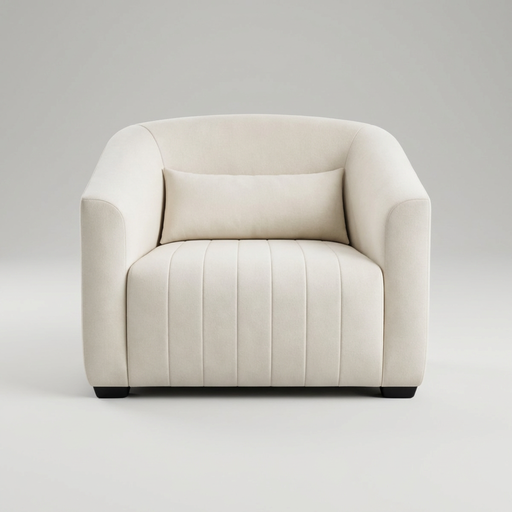 Conjunto Sofá Living Ísis e Uma Poltrona Tecido Acquablock e Pet Friendly